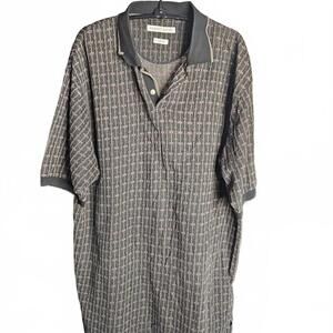 Robert Stock Large Polo Shirt with Pattern